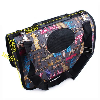 

Airy Pet Bag Adjustable Portable Pet Cat Travel Carrier Cage Freight Kennel Soft Comfy Puppy Kitty Outdoor 66CY