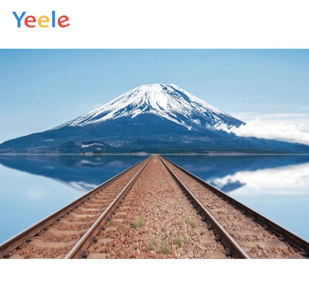 Yeele Mount Fuji Snow Train Track Scenery Wedding Portrait Props  Photography Backgrounds Photographic Backdrops For Photo Studio|Nền| -  AliExpress