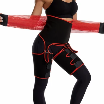 

3 In 1 Women Weight Loss Support Belt Waist Thigh Trimmer Home Gym Butt Lifter Body Shaper Fitness Adjustable Slimming Underwear