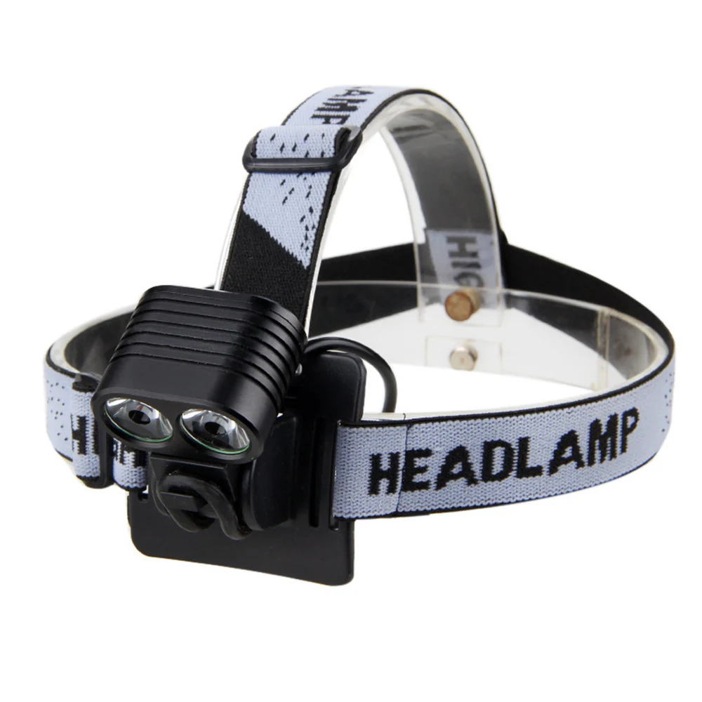 10000 Lumens Bicycle Front Light 2xXM-T6 Handlebar Flashlight With 6000mAh 418650 Battery Night Cycling Brightness Lamp BC0542 (8)