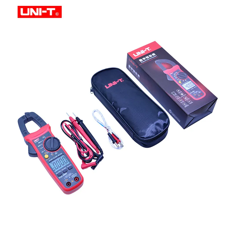 UNI-T True RMS цифровой клещи UT201+ UT202+ UT202A+ AC DC ток 400-600A автоматический Диапазон мультиметр защита от ложного обнаружения