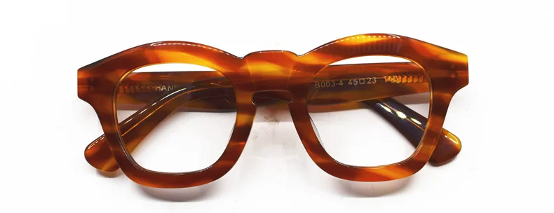 Винтажная итальянская ацетатная оправа для очков 1960-х годов в японском стиле, ручная работа, для мужчин и женщин, очки с прозрачными линзами, Rx able, полная оправа, высокое качество