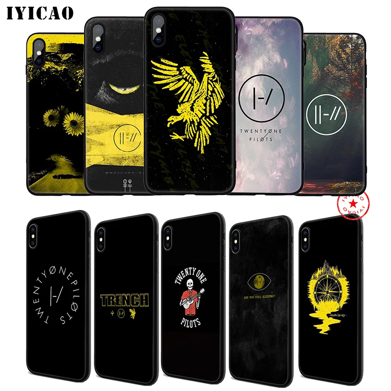 IYICAO Twenty One Pilots 21 мягкий чехол для телефона iPhone 11 Pro XR X XS Max 6 6S 7 8 Plus 5 5S SE силиконовый