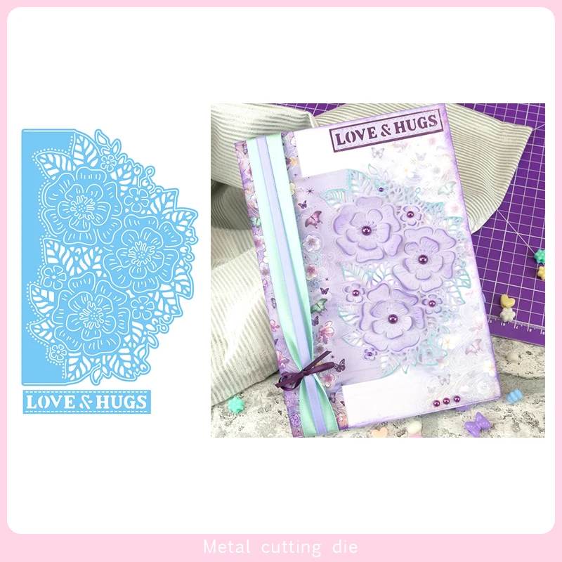 

Flower lace frame Metal Cutting Dies for DIY Scrapbooking Photo Album Decorative Embossing Paper Card Crafts Die Cut 2019