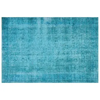 

Handmade Turquoise Vintage Overdyed Turkish Area Rug 186x272 Cm-6'1''X8'11''