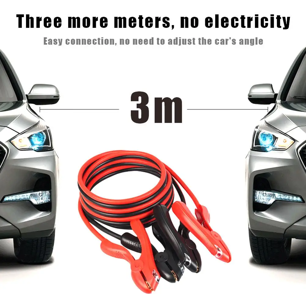 12V 10ft 2000 Amp Мощность усилитель кабели аварийный зажимы типа «крокодил»(кабель для автомобиля грузовика Батарея соединительные кабели для маленькая переносная перемычка