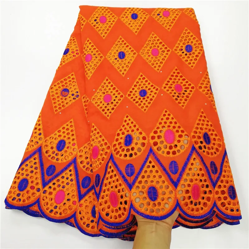 STILL FLY Hot selling african cotton lace fabrics swiss voile lace in switzerland dubai fabric brode swiss dry lace 5yards/lot - Цвет: as picture