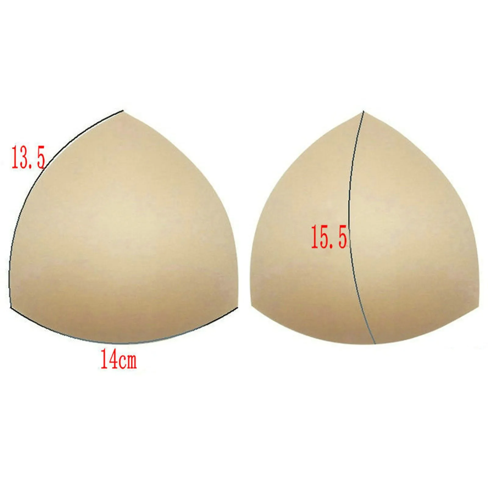 Bra Pads Inserts 6pcs/3pair Sponge Enhancer Push Up Breast Removeable Bra Padding Inserts Cups For Swimsuit Bikini Padding Intimates