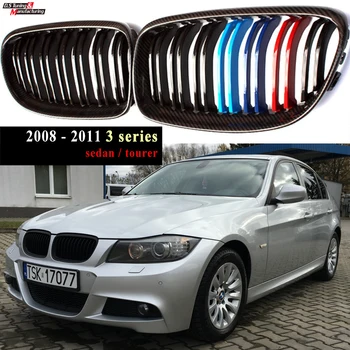 

Carbon Fiber Trimming (not 100% CF) Front Grille for BMW 3 Series LCI Facelifted E90 E91 (2008 - 2011) (Not for M3 or 2 Door)