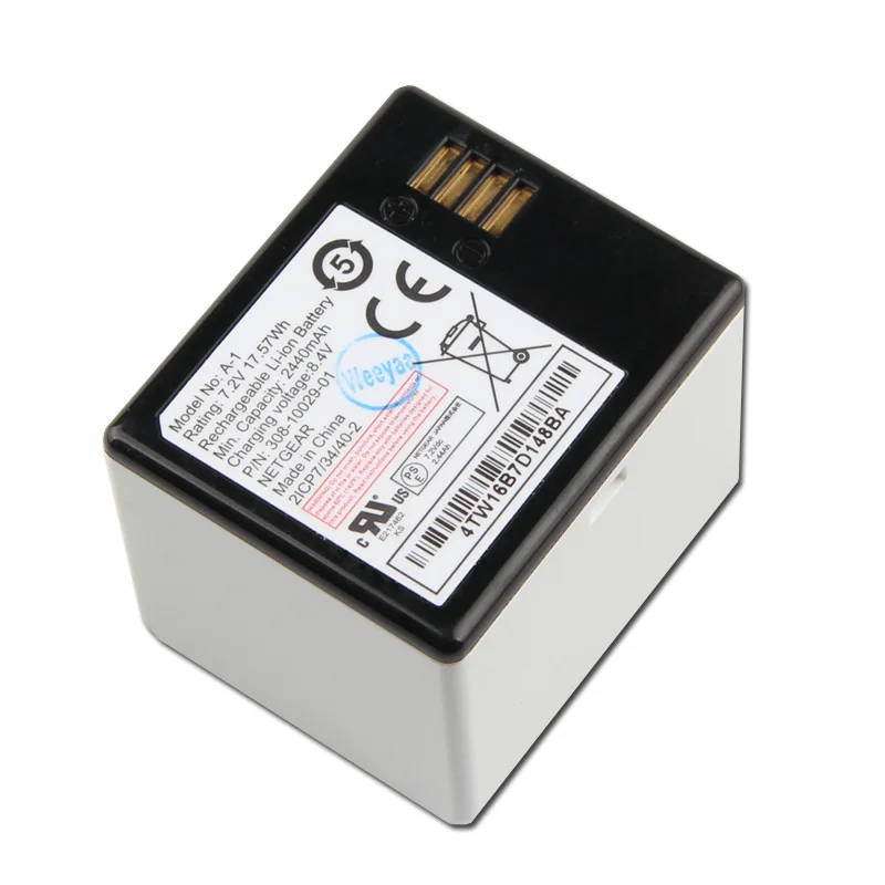 Сменный аккумулятор A-1 для камеры безопасности ARLO PRO/PRO 2 VMA4400 VMS4230P NETGEAR батареи камеры 2440 мАч
