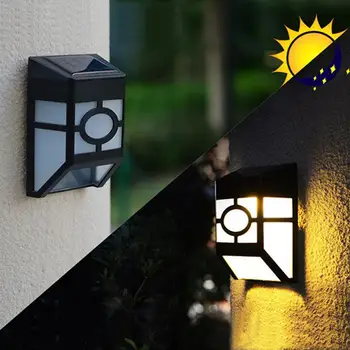 

Retro Solar Powered Wall LED Light Waterproof Mount Light For Outdoor Garden Light Yard Lamp Light Control Switch Dropship
