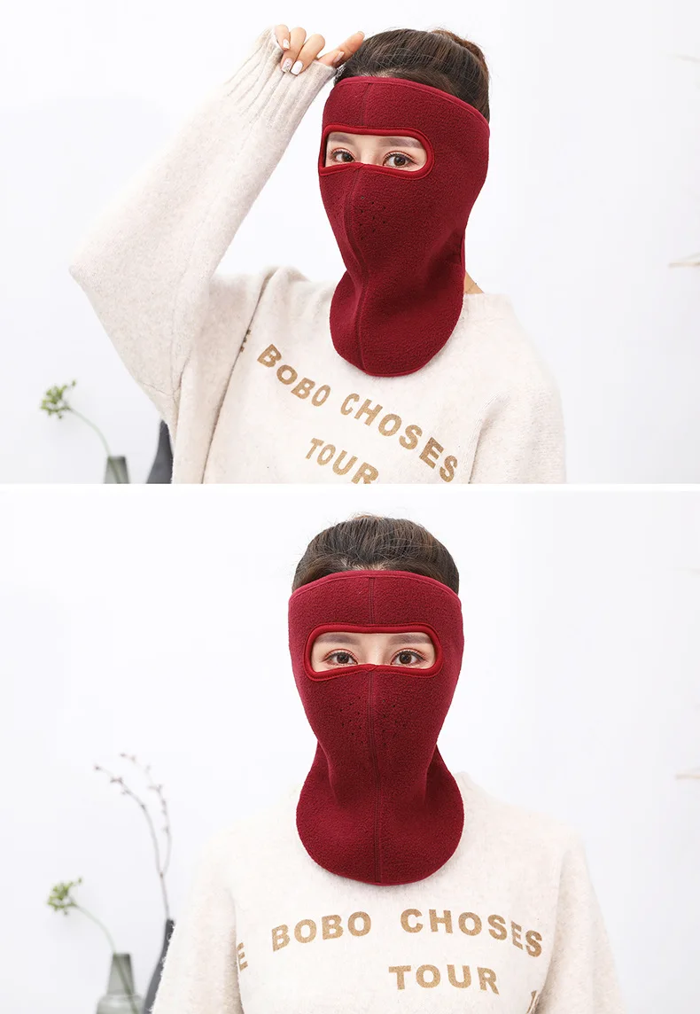 Outdoor in autumn and winter Balaclava Full Face Mask Warmer Sports Ski Bike Snowboard Face Shield Mountaineering Head Cover
