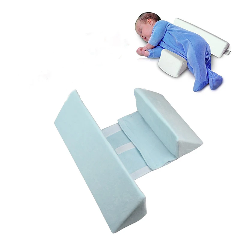 Baby Pillow newborn Side sleeping pillow baby Head Positioner Anti-spit milk pad sponge Cushion Bedding