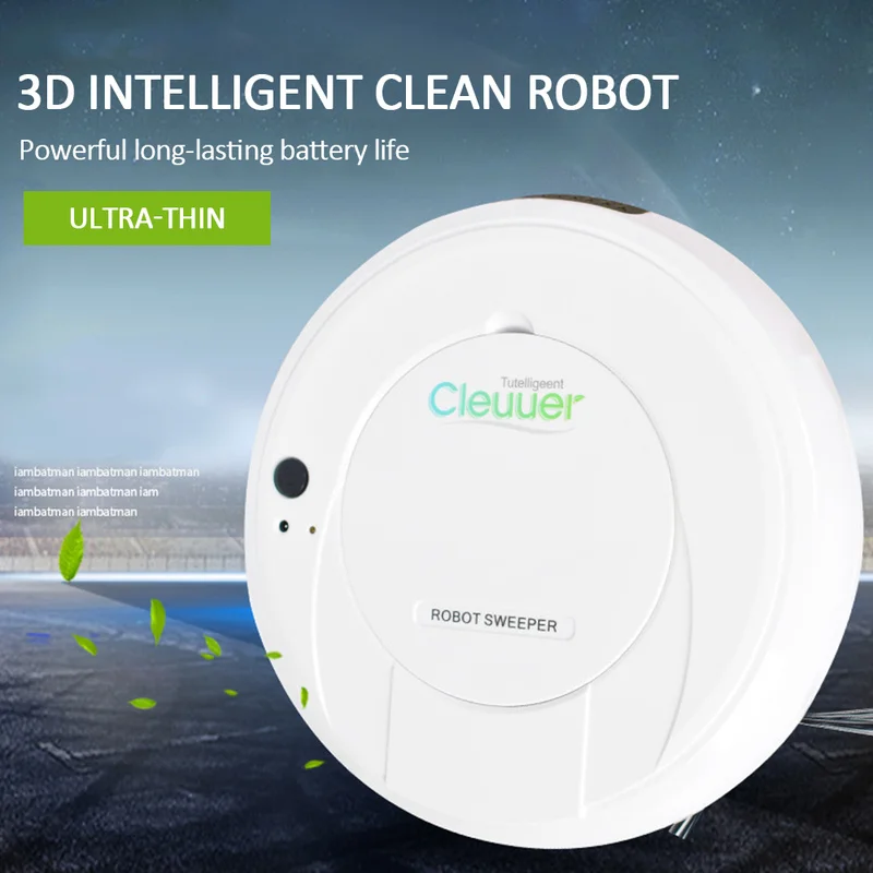

Smart Charging Vacuum Cleaners Sweeping USB Robot Automatic Cleaning Machine Robot Vacuum Cleaner Mopping Robot Mop for Home