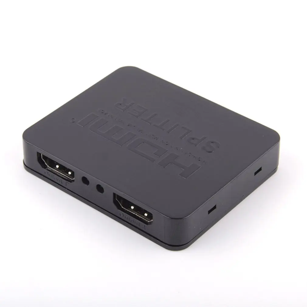 Изысканный дизайн прочный мини Usb Curver One Point два 4k Hdmi Диспенсер 1 в 2 Выход Hdmi сплиттер