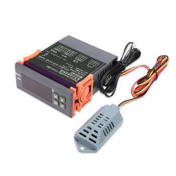 

Compact Lightweight LED Digital Thermostat Temperature Humidity Controller High Accuracy Air Humidity Digital Controller Meter