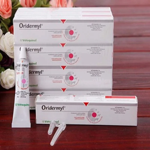 Vetoquinol Oridermyl 10 г для домашних животных собак кошек ушей отита вонючих зуда моющие