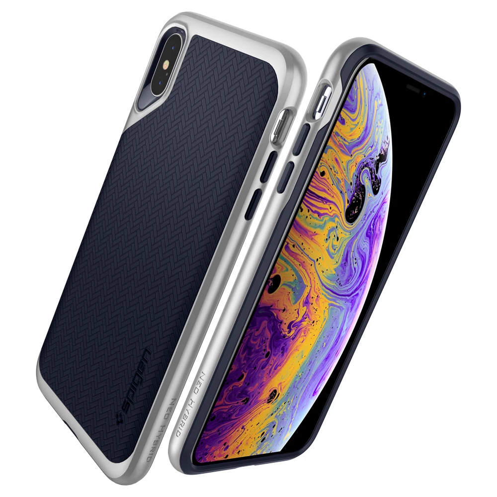 Гибридный Чехол SPIGEN Neo для iPhone XS/iPhone X MIL-STD-810 ударопрочный Противоскользящий Гибридный чехол s