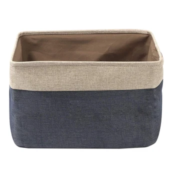 

Storage Bins,Collapsible Fabric Storage Basket with Dual Handles, Foldable Toy Bins for Clothes Storage,Home Organizer for Bedro