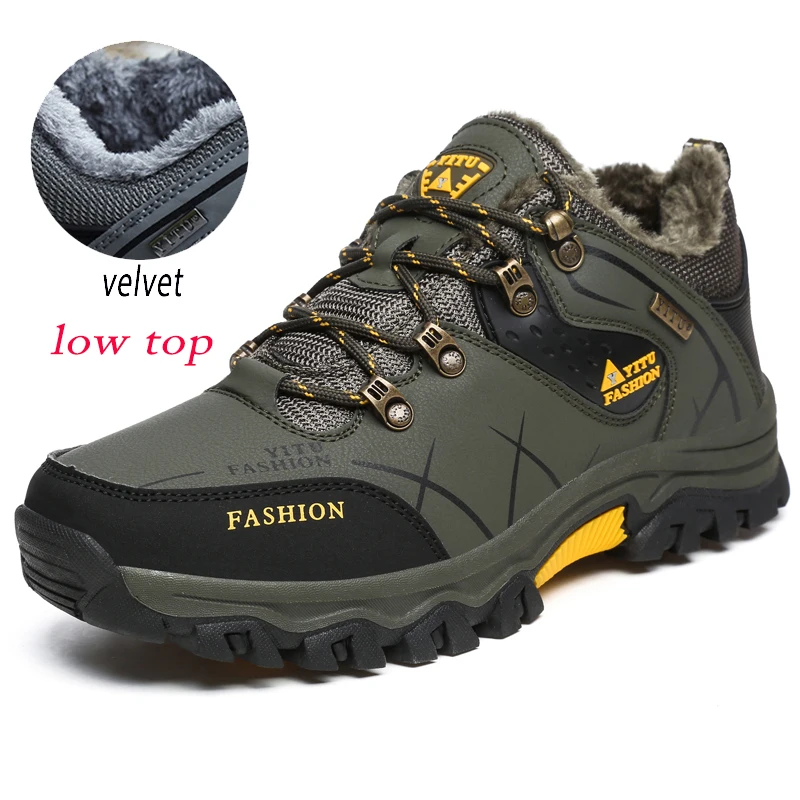 8527-army green Мужские ботинки для скалолазания, походные ботинки, большие размеры, модные классические Трекинговые ботинки, тактические военные ботинки - Цвет: 8527-army green