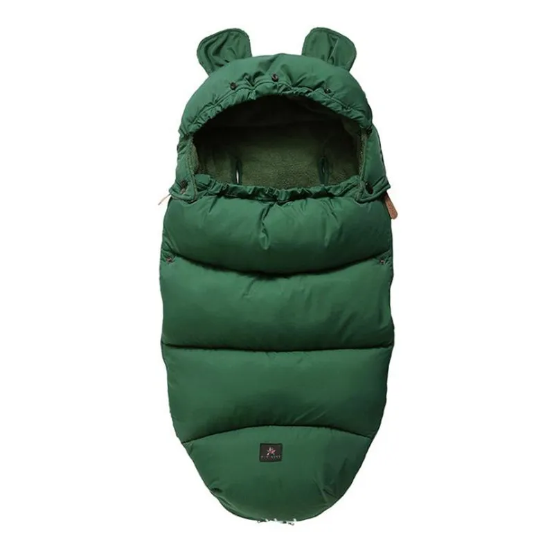Детский спальный мешок, зимняя теплая прогулочная коляска, теплый мешок, хлопковый спальный мешок для малышей, зимний мешок для детей 0-36 месяцев