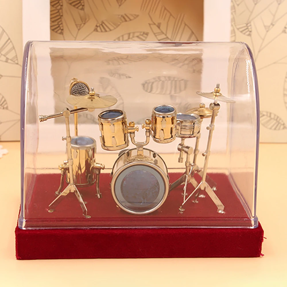 Miniatur Jazz Drum Kit Mini Musikinstrumente Dekoration