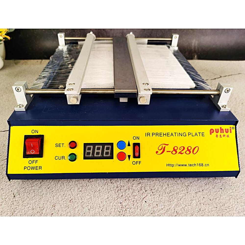 IR Preheating Plate T-8280 PUHUI T8280 Preheat Oven T 8280 Infrared Preheating Station FOR PCB SMD BGA