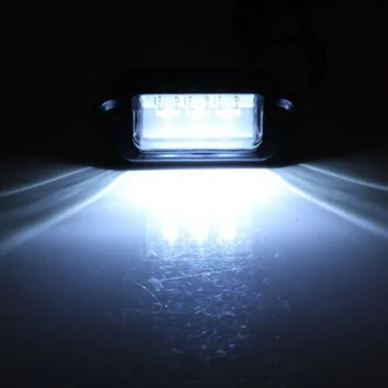 

Parts License Plate Light Replacement White Waterproof Transparent lens