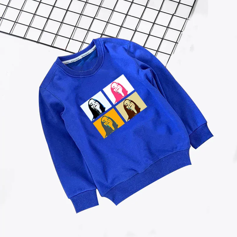 kids hoodies 10 Г. Весенне-осенний костюм с капюшоном для маленьких девочек и мальчиков Billie Eilish, топы с длинными рукавами, хлопковая футболка, свитшоты одежда для малышей - Цвет: kids hoodies 10
