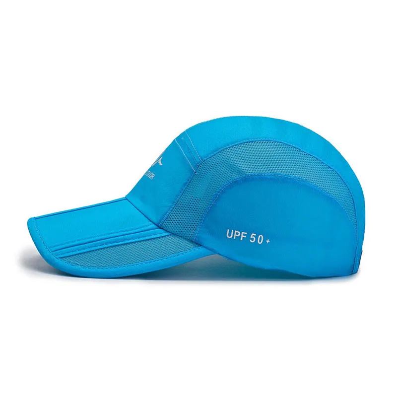 Letnia szybkoschnąca Ultra cienka oddychająca czapka z daszkiem męska damska Snapback składana sportowa wędrówka górska A138