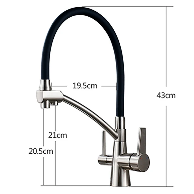Brushed Nickel Black