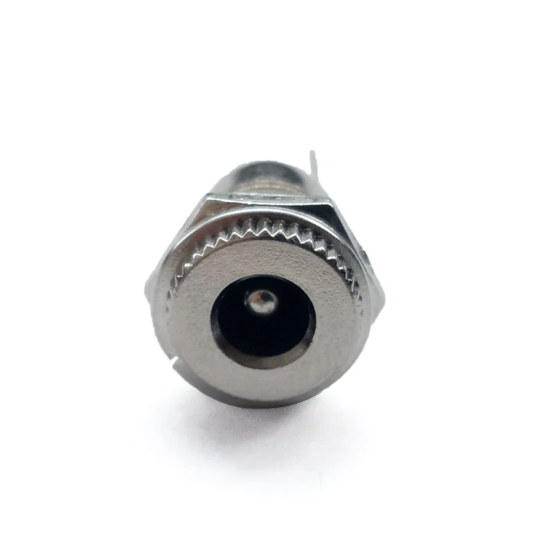 DC 전원 잭 소켓 5.5mm x 2.1mm/5.5x2.5mm 암 패널 마운트 커넥터 금속 패널 마운트 인터페이스 플러그 와이어 터미널