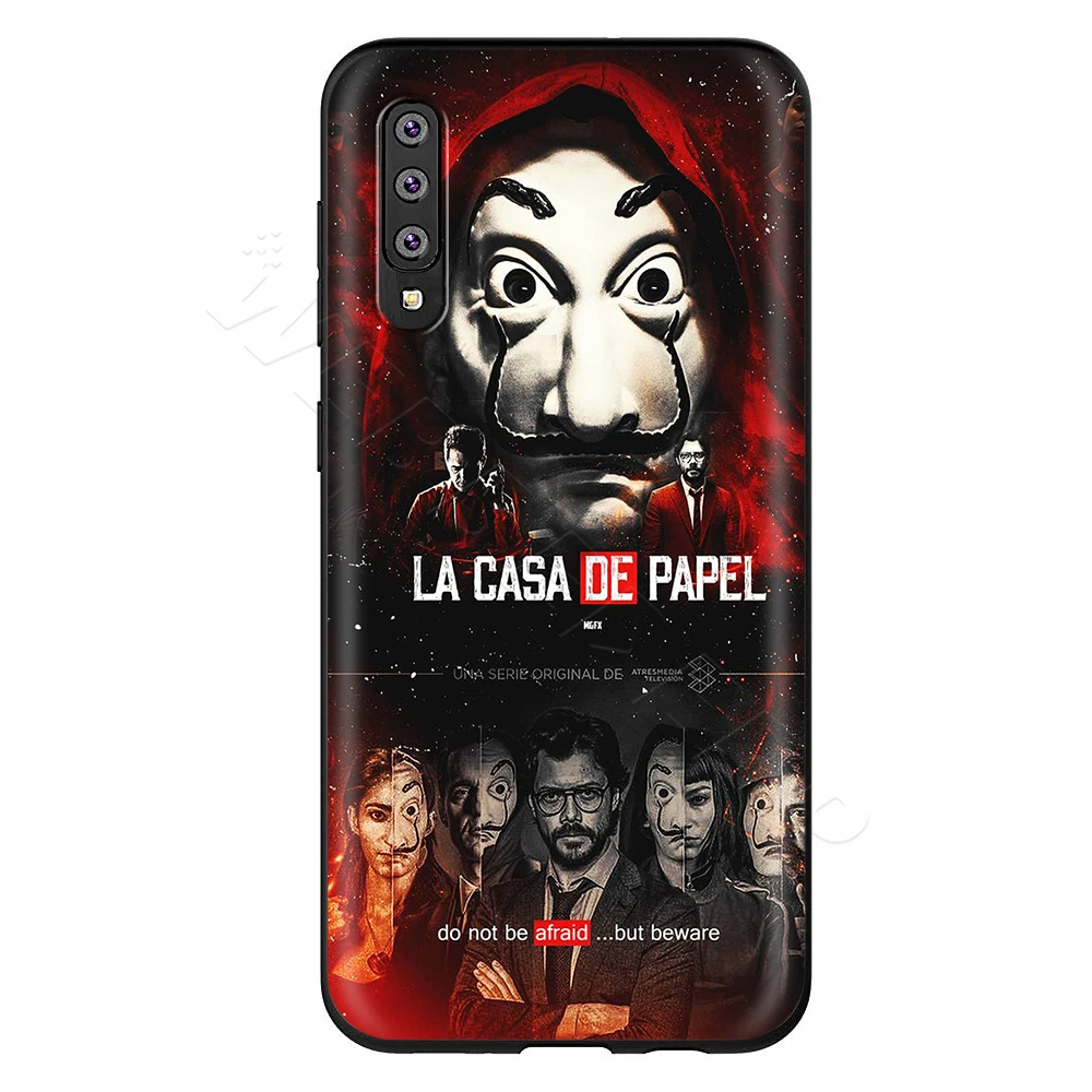 Webbedepp La Casa De Papel чехол для samsung Galaxy S7 S8 S9 S10 Edge Plus Note 10 8 9 A10 A20 A30 A40 A50 A60 A70