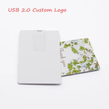 

Tailored Logo Promotion Plastic Credit Card USB Flash Drive 2.0 4g 8g 32gb 16gb Top quality Memory stick Pendrive for Best Gifts