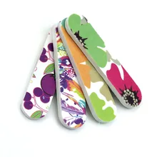 Набор наклеек для ногтей, маленький подарок, маникюр, маленькая скрутка, Милая Мини-пилка для ногтей, двусторонняя скруббера для ногтей