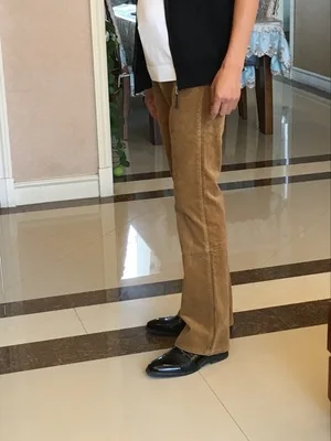 2021 Autumn Winter Mens Corduroy Flared 