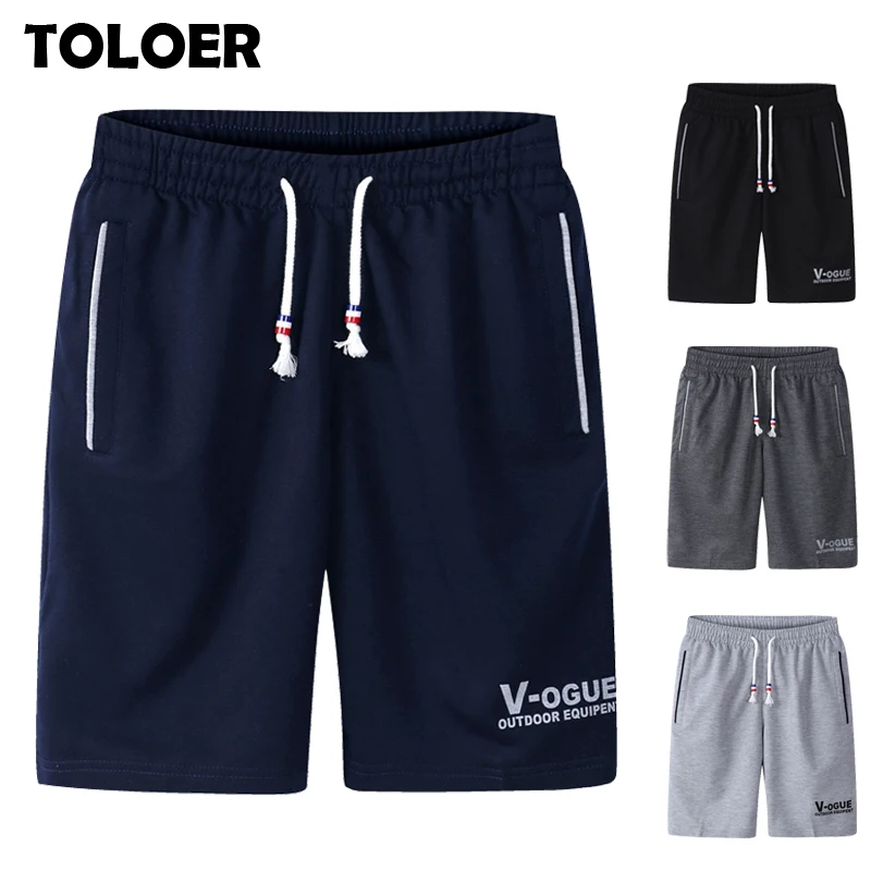 mens cotton elastic waist shorts