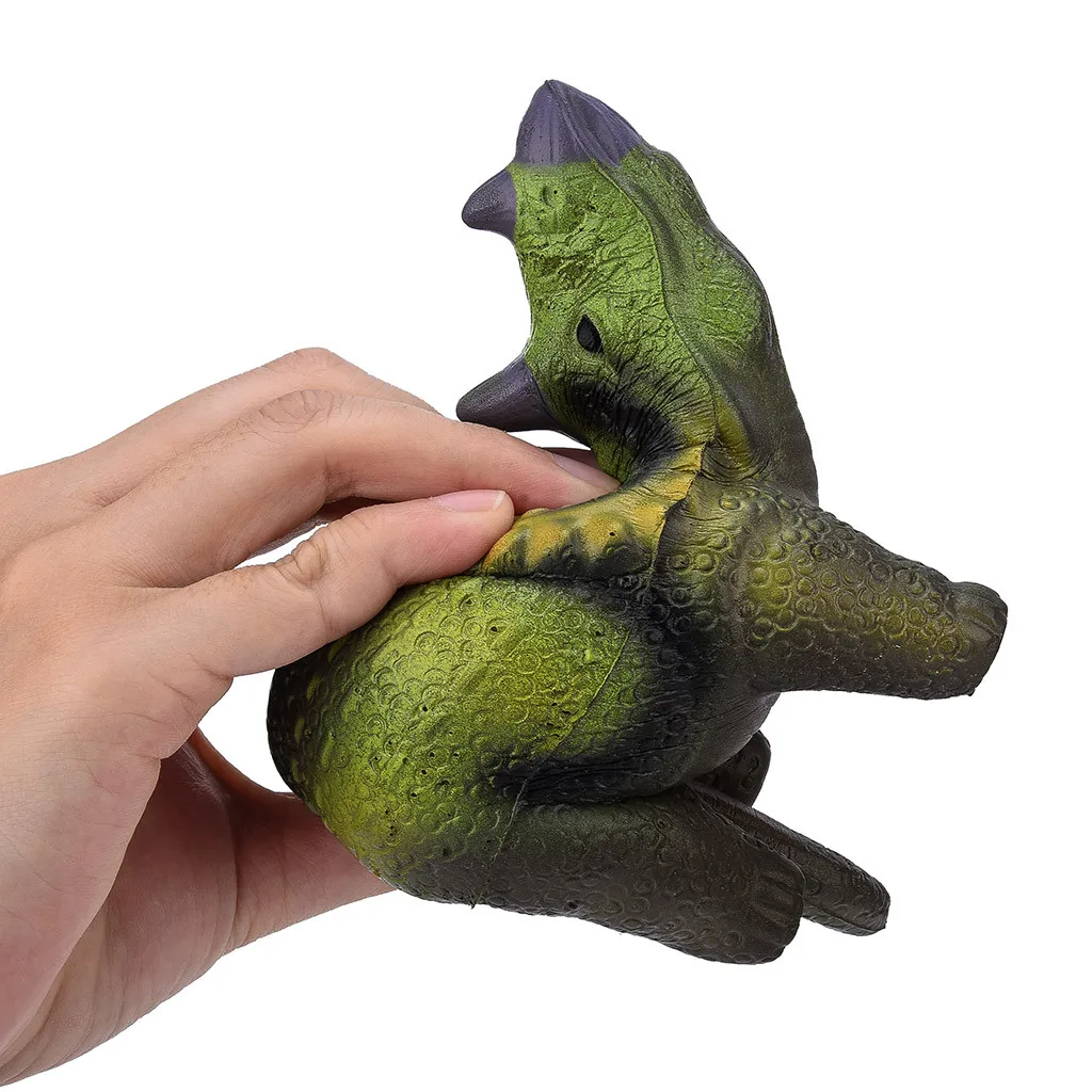 Jumbo сжимаемые игрушки мягкие трицератопы медленно поднимающаяся коллекция снятие стресса детские игрушки компресс
