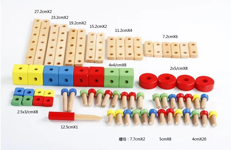 Lu Ban Chair Multi-functional Nut Combination Disassembly Educational Toy Flexible Assembled Screw Car China Science Publishing