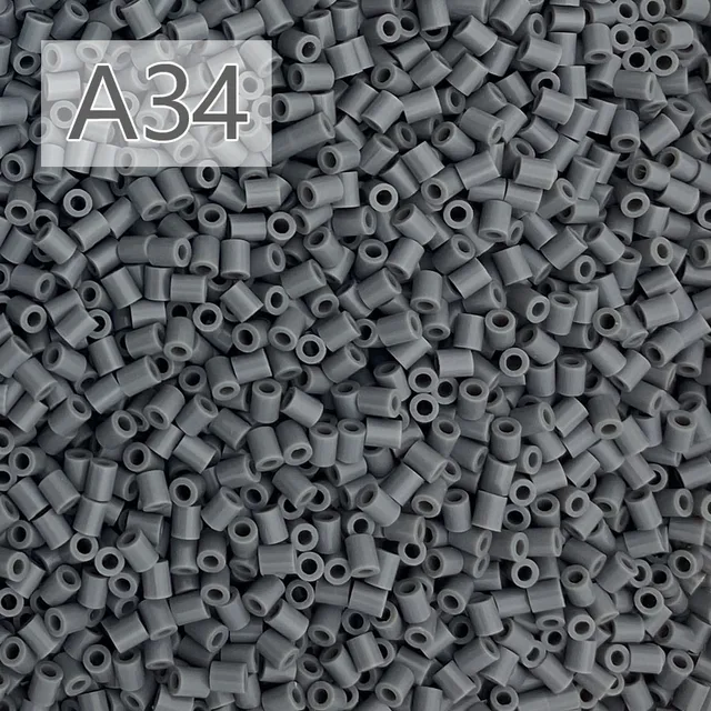 2.6mm/2000pcs/bag Hama Beads PUPUKOU Perler DIY Kids Iron Beads Fuse Handmade Gift Children Toy A34