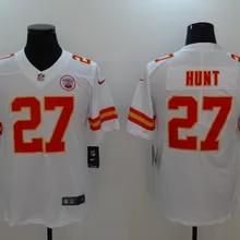 Мужская футболка Kansas City Kareem Hunt white Chiefs