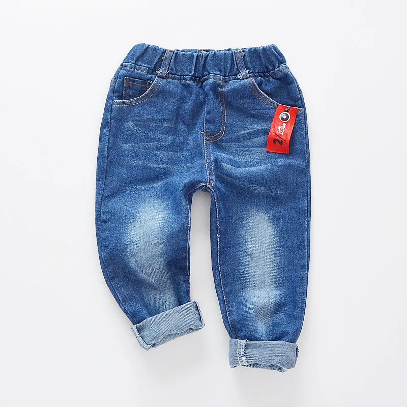 

BOY'S Spring Jeans 2019 New Style Korean-style Childrenswear Handsome Baby Pants Spring And Autumn Children Casual Trousers Fash