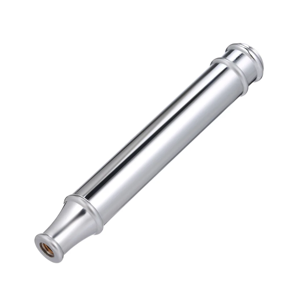 1 шт. 90 мм Мини Короткая ручка Безопасная бритва удобная ручная Безопасная бритва Gunblack эпилятор для удаления волос - Цвет: silver
