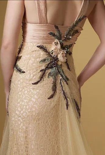 Новая Мода Vestidos формальные длинные цветочные элегантные вечерние платья с кружевами для выпускного вечера платья для матери невесты