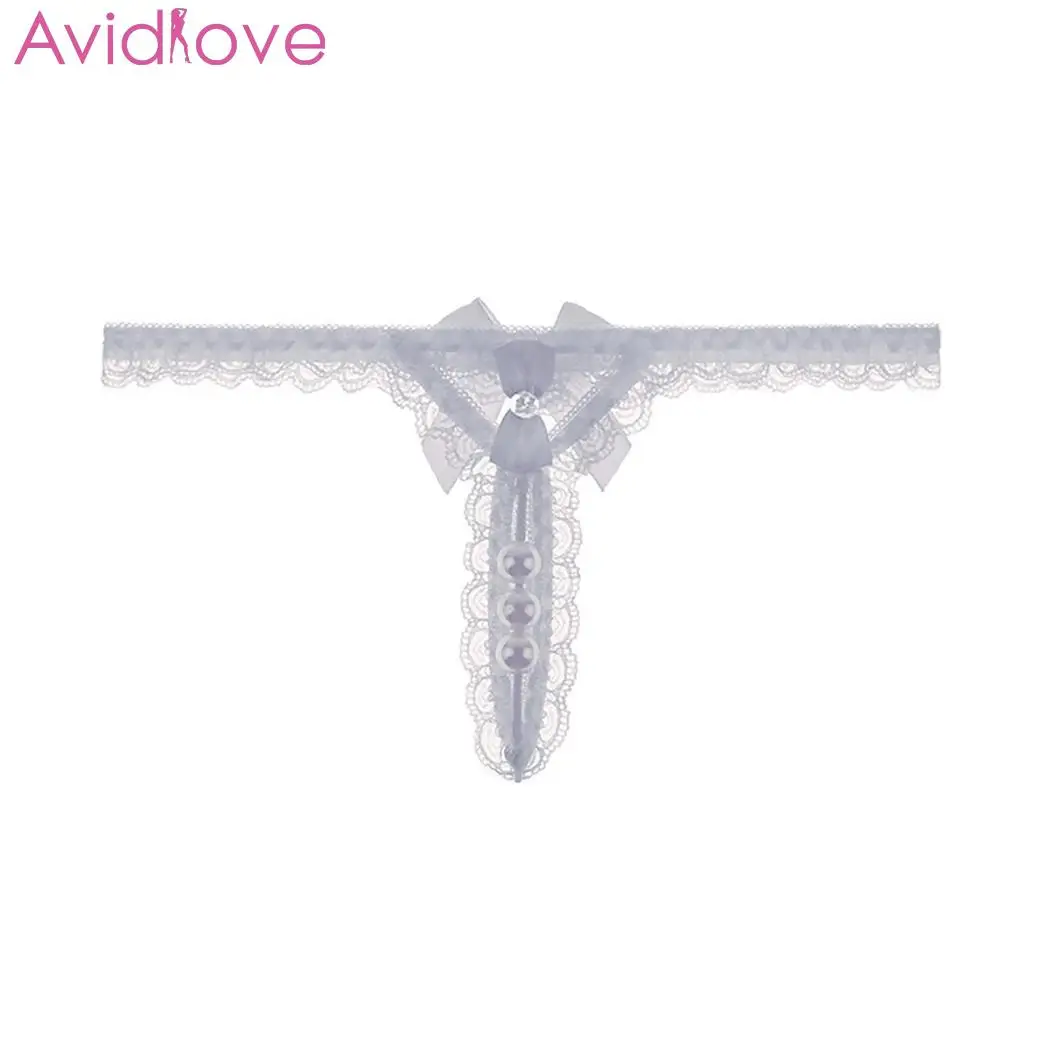 

Women Sexy Solid Low-Waist Open Crotch Plastic Peal G-String Summer Lingerie Sleepwear Spandex Underwear