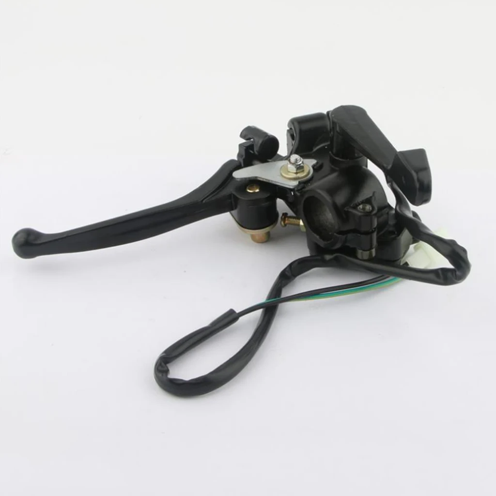 Solid Double Dual Brake Lever Thumb Throttle with Oiler for 7/8 inch Handlebar ATV QUAD Motorcycle (50-250cc Single Cylinder)