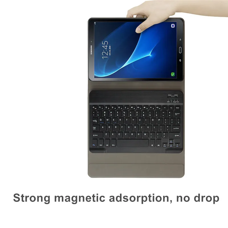 Чехол с Bluetooth клавиатурой для Samsung Galaxy Tab A 10 1 2016 SM T585 кожаный чехол планшета