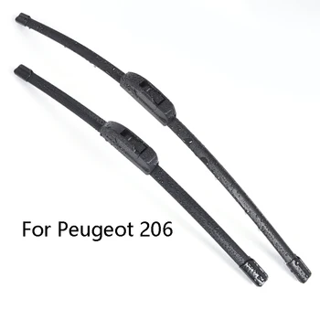 

Car Windshield Wiper Blades For Peugeot 206 from 2001 2002 2003 2004 2005 2006 Car Windscreen wiper Rubber