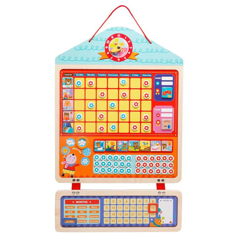 

Children Drawing Toys Growth Self-discipline Drawing Board Table Kindergarten Baby Praise Sticker Magnetic Good Habits 5-7 Years