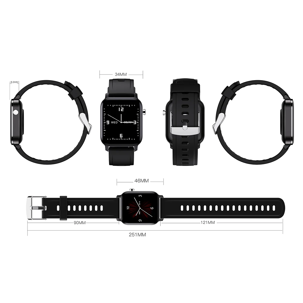 

Smart Bracelet Fitness Locus Wristband with Pedometer Heart Rate Slumber Monitor Calories Stopwatch Waterproof H-best
